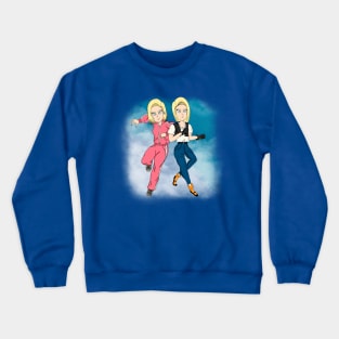 Android 18 - Then and Now Crewneck Sweatshirt